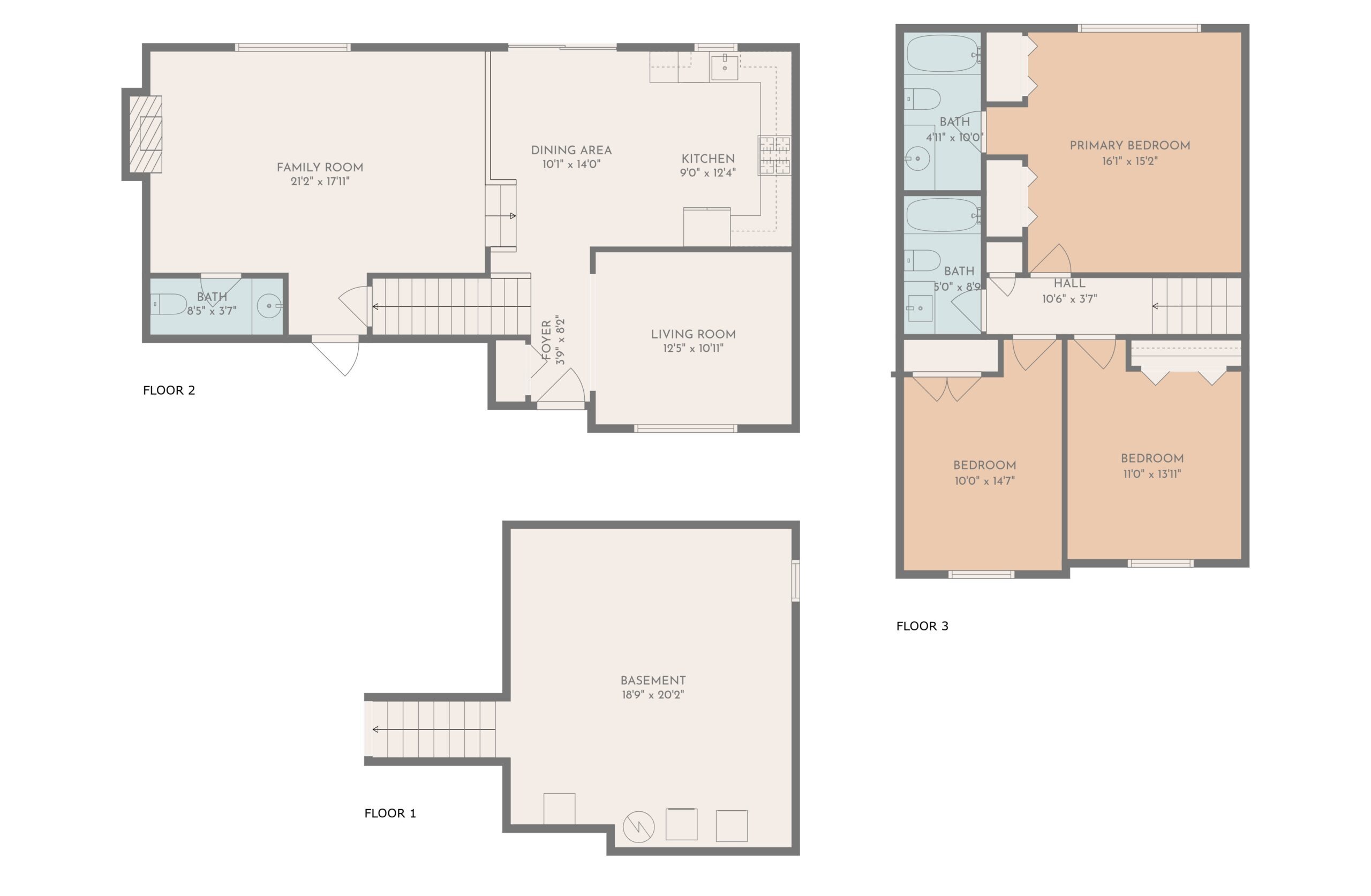 Floor Plan (for homes and business up to 3,000 sq. ft.)